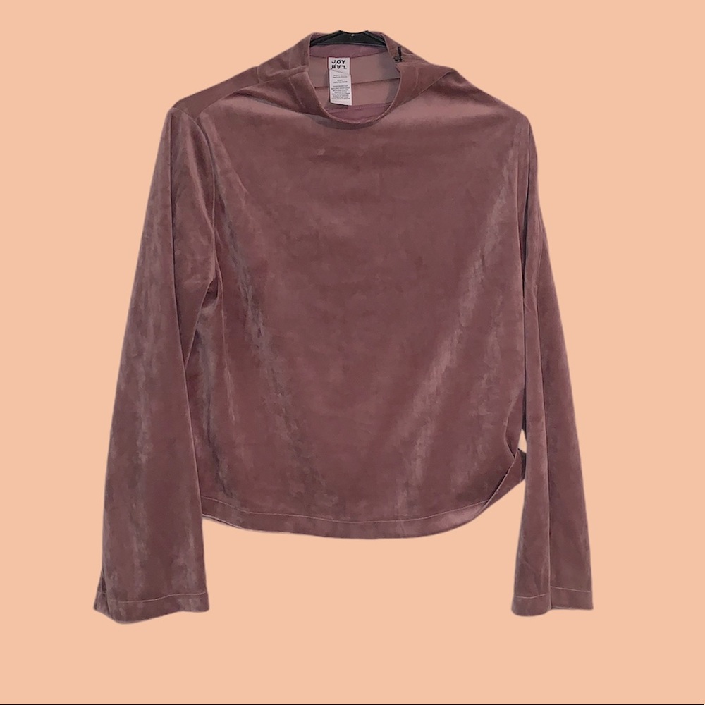 Long sleeve Suede blouse